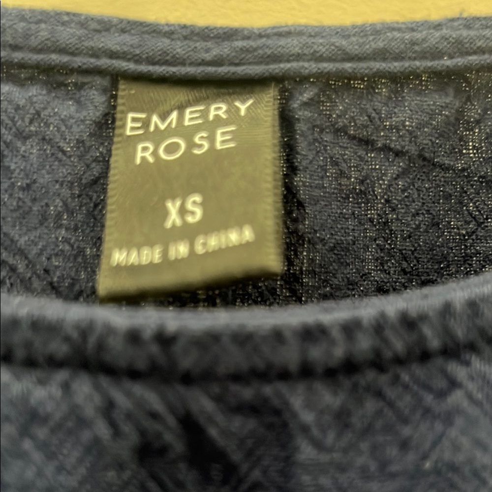 Navy Blue Women's Top - Picture 9 of 12